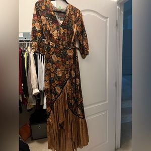 Beautiful farm rio maxi dress XS